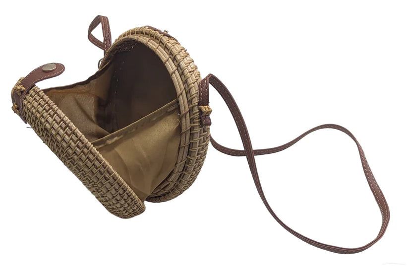 Rattan Tasche rund