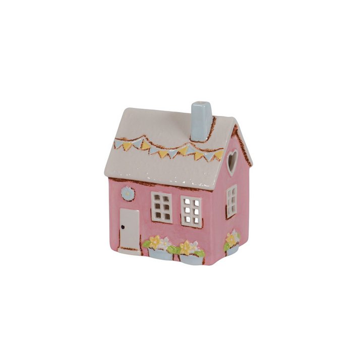 Teelicht Haus Rosa