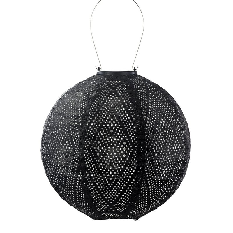 Solar Lampion schwarz