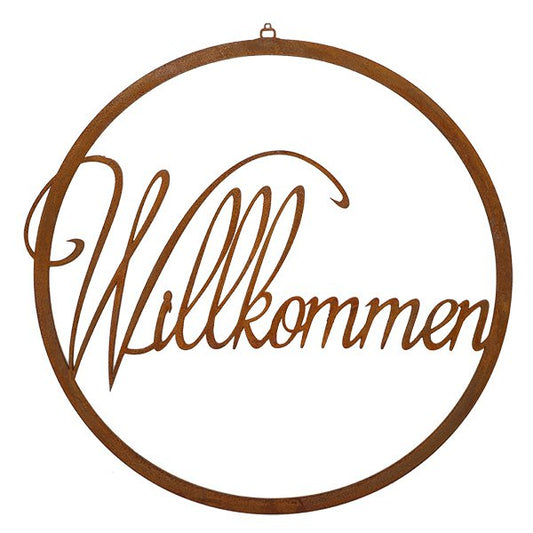 Schriftzug "Willkommen"