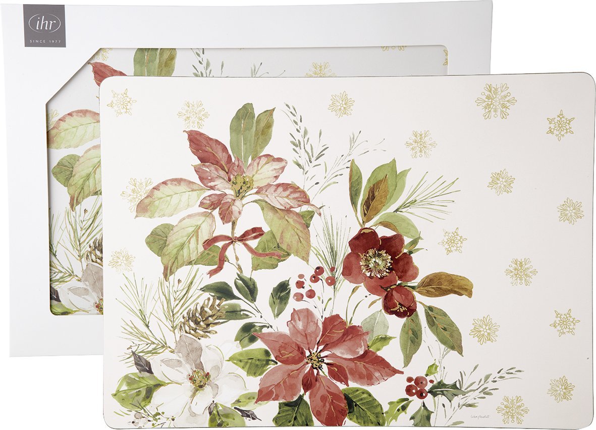Poinsettia Bouquet Tischset