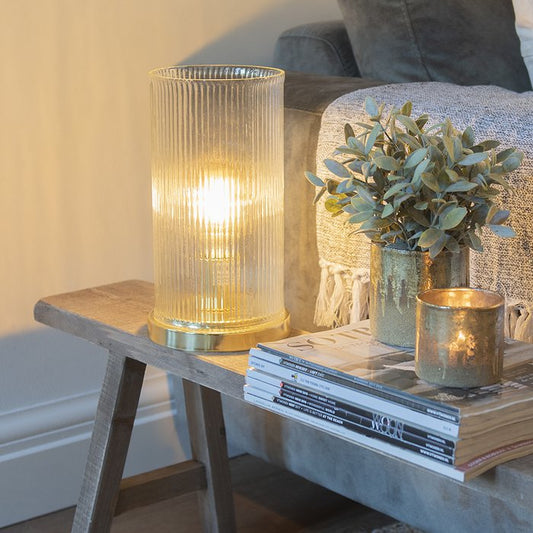 Tischlampe Gold