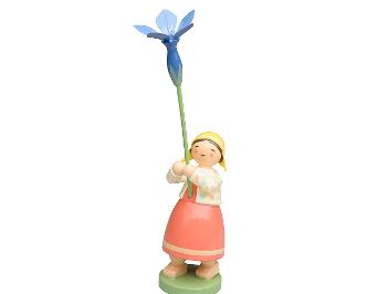 Girl with Spring Gentian