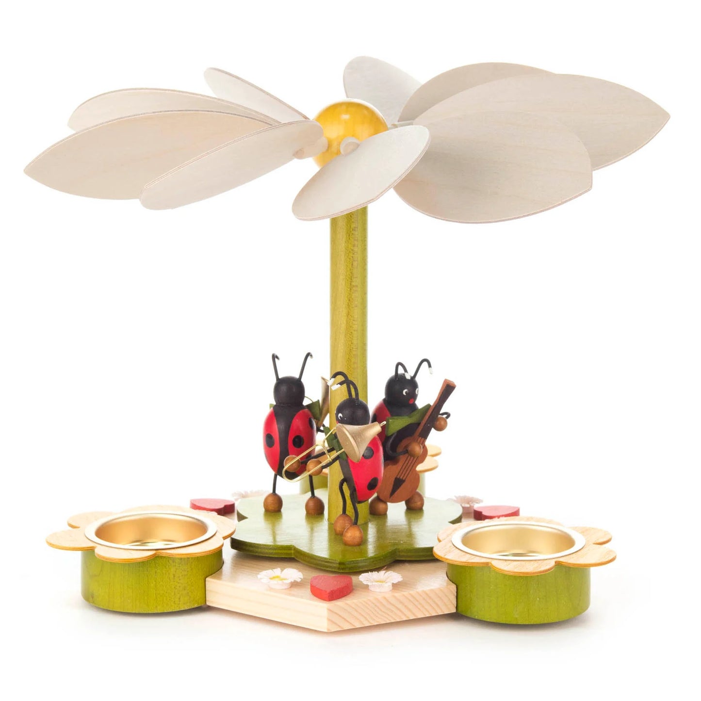 Pyramide mit Käfermusikanten