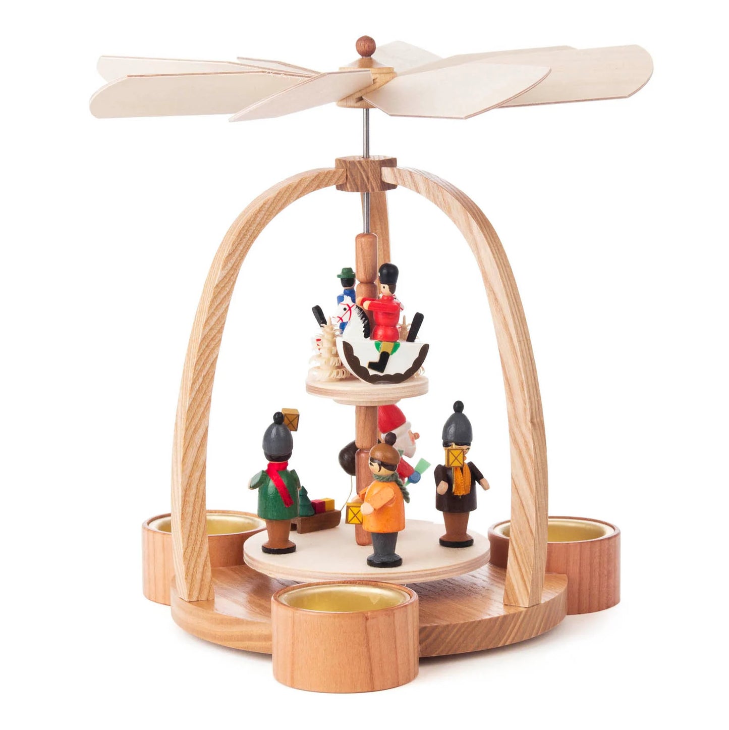 Pyramid Santa Claus and Horseman