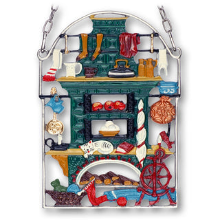 tiled stove