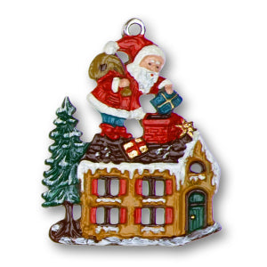 Santa Claus on the roof