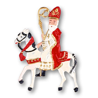 Nicholas on horseback
