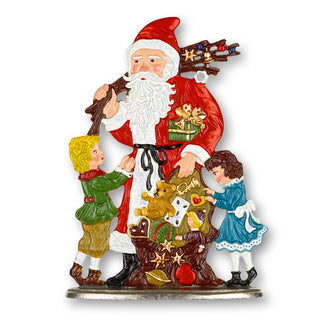 Père Noël avec des enfants