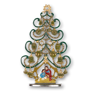 Christmas tree with nativity