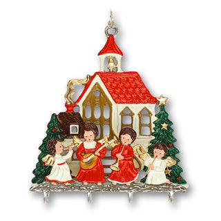3D miniature church with angel