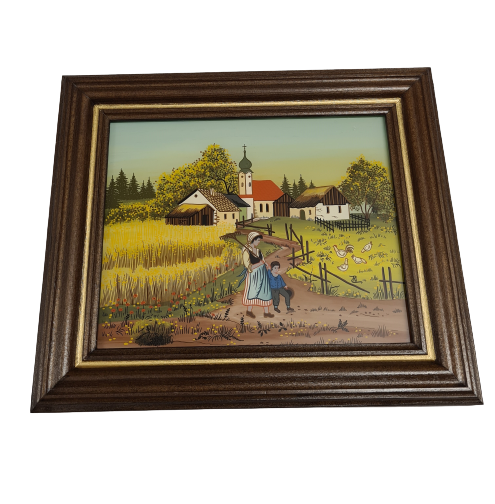 Hinterglas 4-Jahreszeiten Set, groß