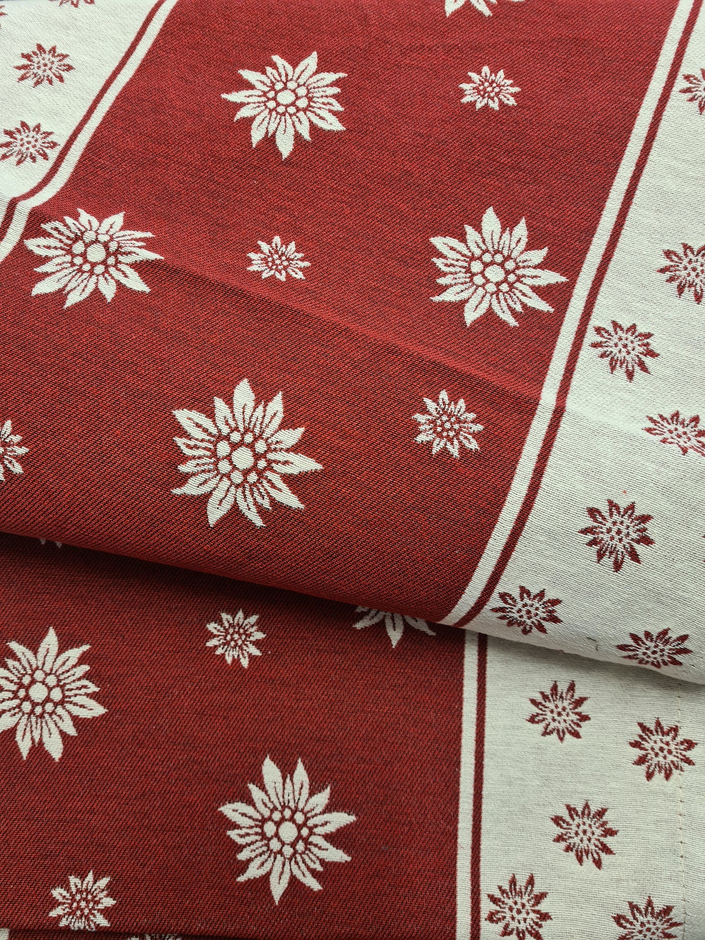 Tapis de couloir Edelweiss rouge