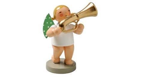 Engel mit Basstrompete
