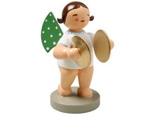 Angel with a cymbal