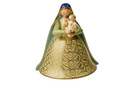Madonna with Christ Child, richly painted