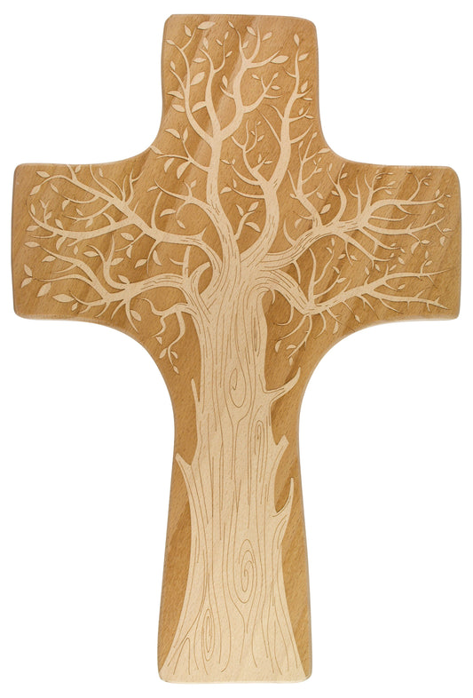 Holzkreuz Buche Lebensbaum