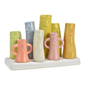 Gesichter Vase