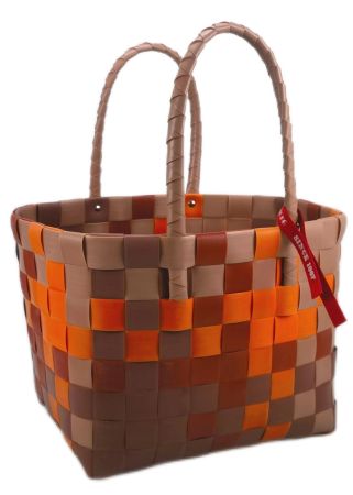 Shopper Orange Braun