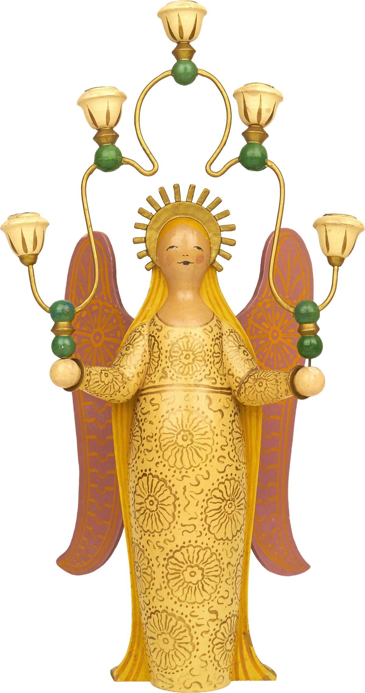 Großer Engel mit Lichterbogen