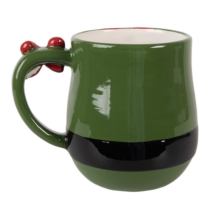 Weihnachtsmann Häferl grün