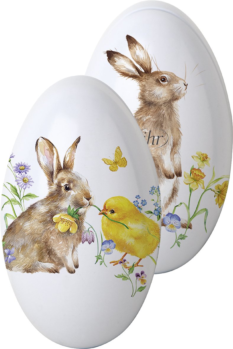 Bunny and Chicks candy tin