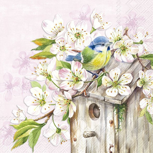 Cherry Blossom Birdhouse