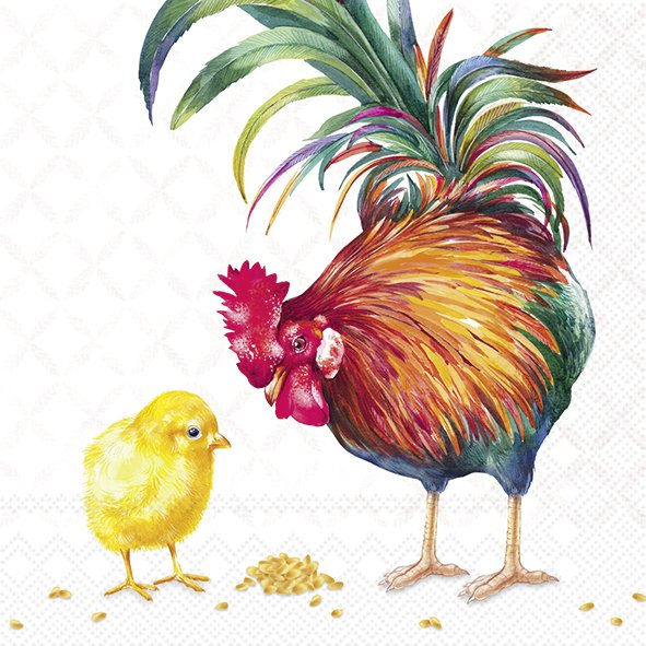 Rooster and Chick