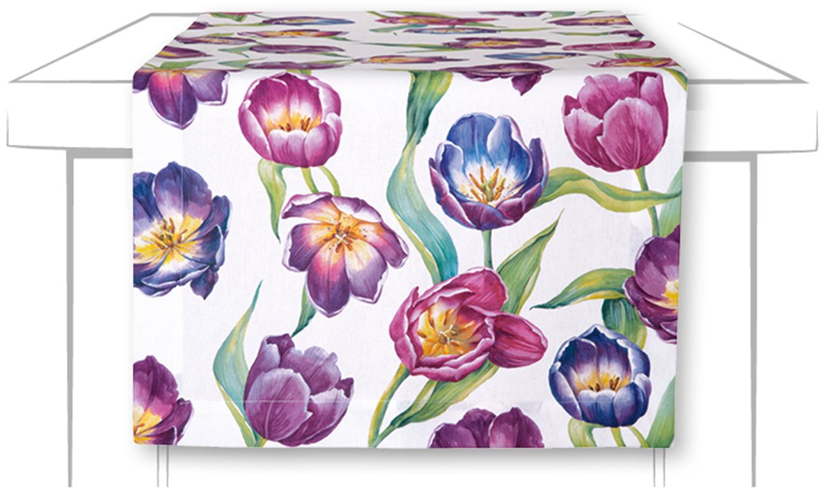 Tulip Meadow table runner