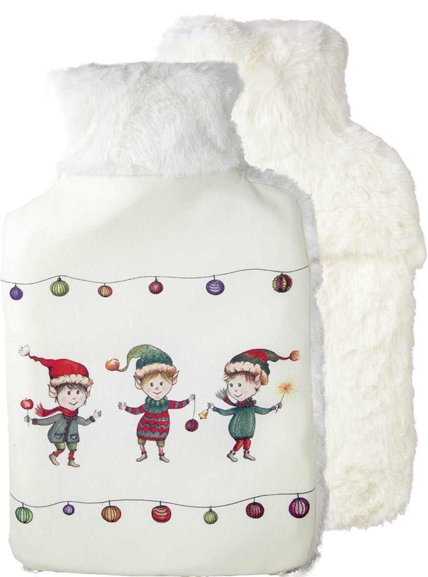 Elves at Work Wärmeflasche