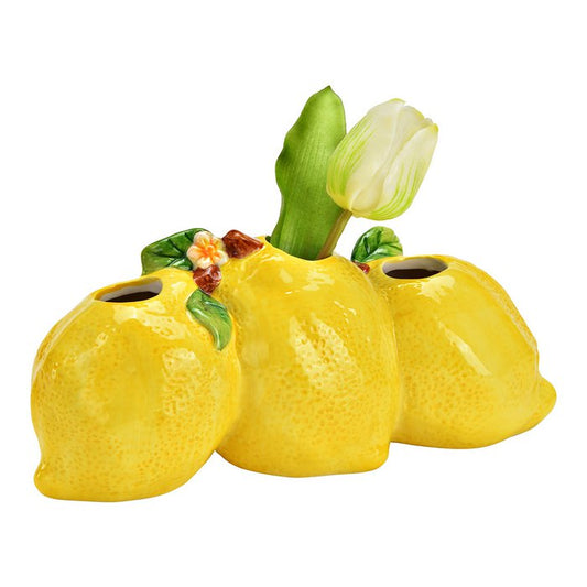 Zitronen Vase