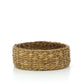 Round wicker tray