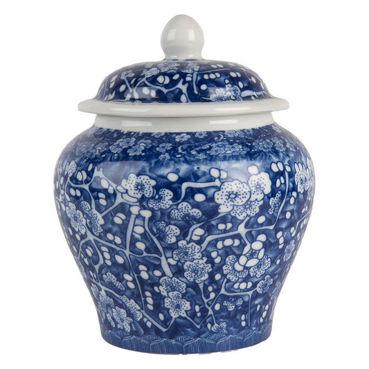 Dose blau mit Deckel