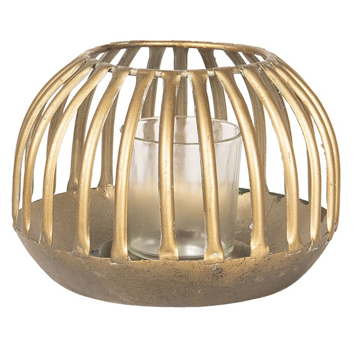 Windlicht Gold