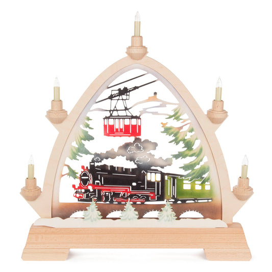 Bogen Eisenbahn farbig "Fichtelbergbahn"