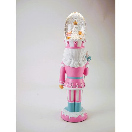 Schneekugel Rosa Nussknacker