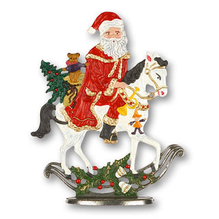 Santa Claus on horse
