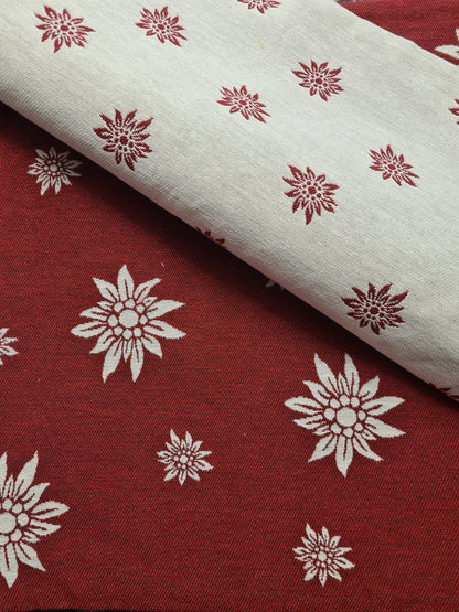 Table linen Edelweiss red