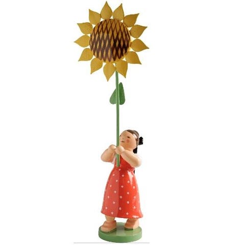 Mädchen mit Sonnenblume