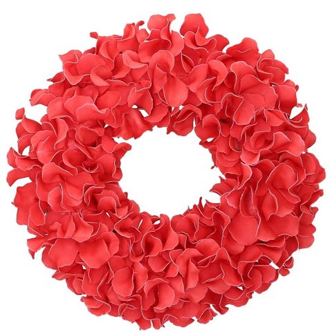 hydrangea wreath