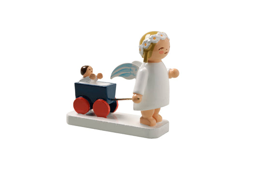 Margeritenengel mit Puppenwagen