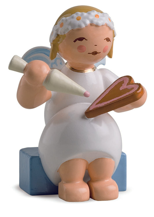 Margeritenengel mit Herz