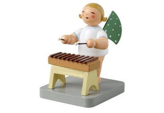 Angel with xylophone