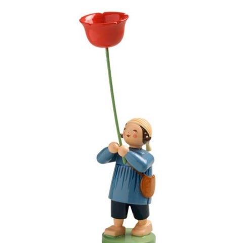 Boy with poppy