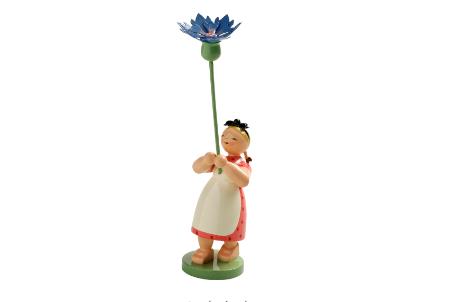 Mädchen mit Kornblume